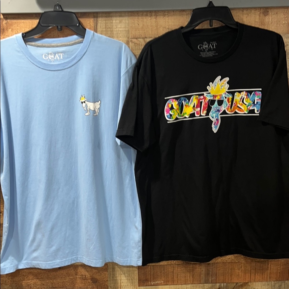 GOAT Men's Short Sleeve T-Shirt - Blue